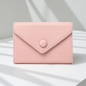 Women’s Minimalist Pink Card Wallet